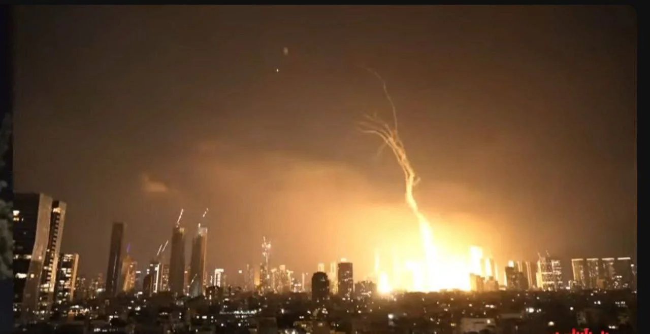Irán lanza una ofensiva sin precedentes con más de 150 misiles sobre ciudades israelíes
