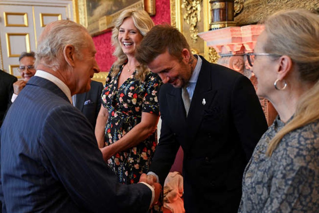 El sueño cumplido de Beckham: el rey Carlos lo convierte en "Sir David"