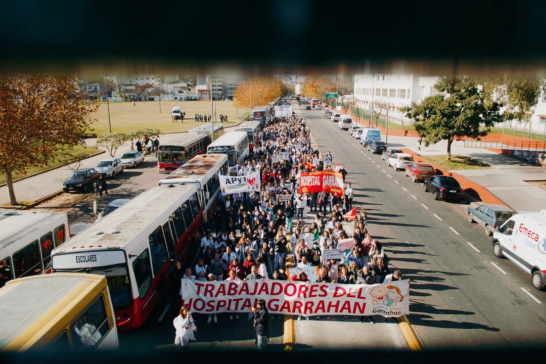 Garrahan se moviliza: 24 horas de paro y festival solidario