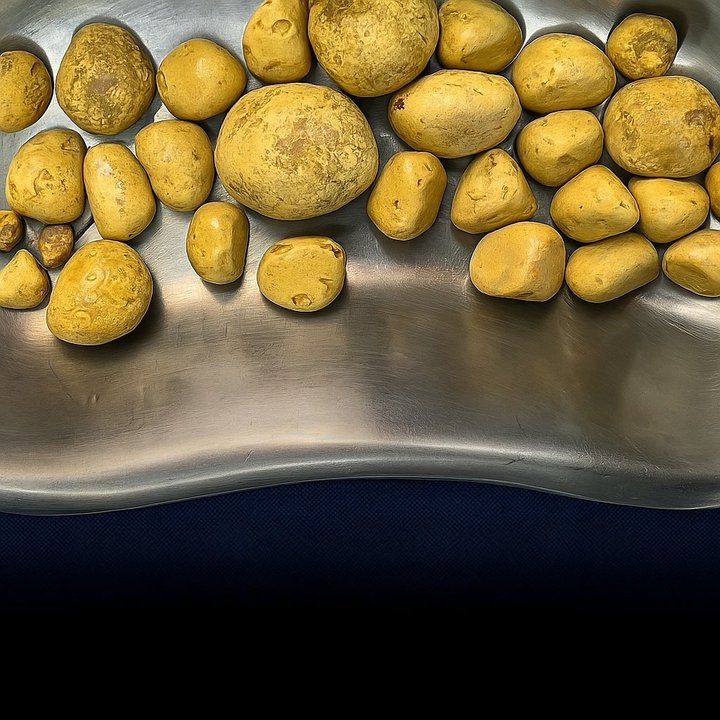 Ver para creer: extrajeron 35 piedras de la vejiga de un hombre adicto a una conocida gaseosa
