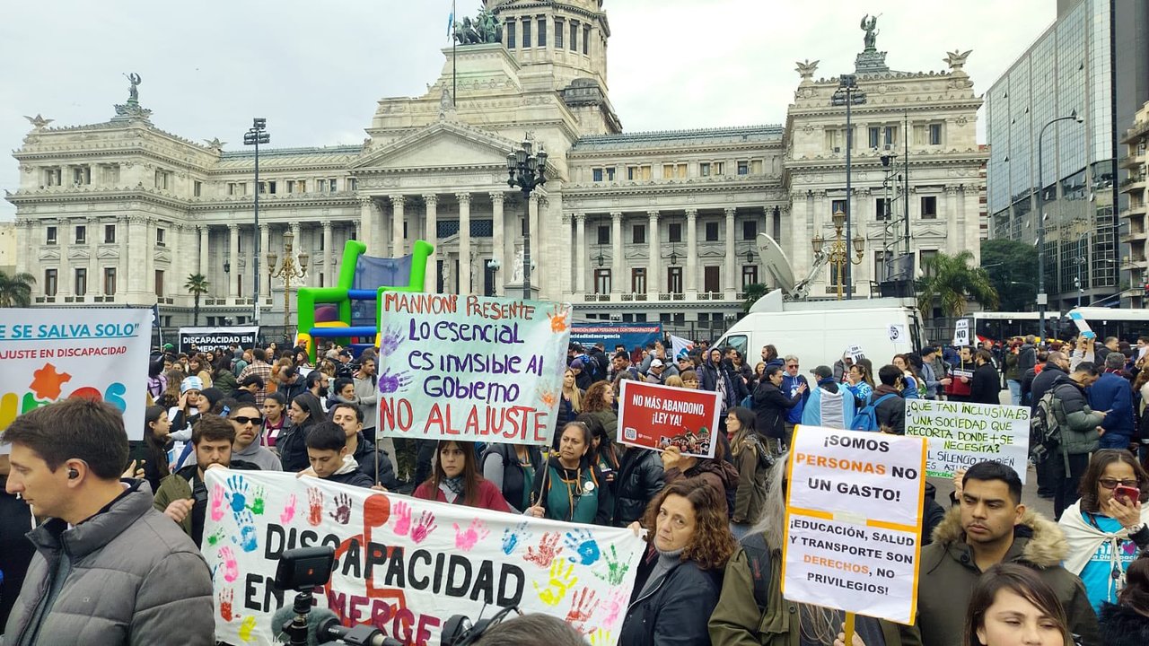 Movilización en todo el país por los derechos de las personas con discapacidad