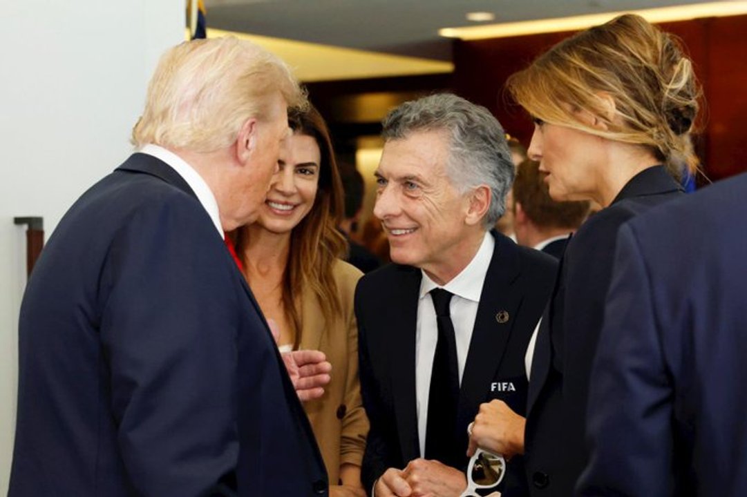 Mauricio Macri se reencontró con Donald Trump en la final del Mundial de Clubes