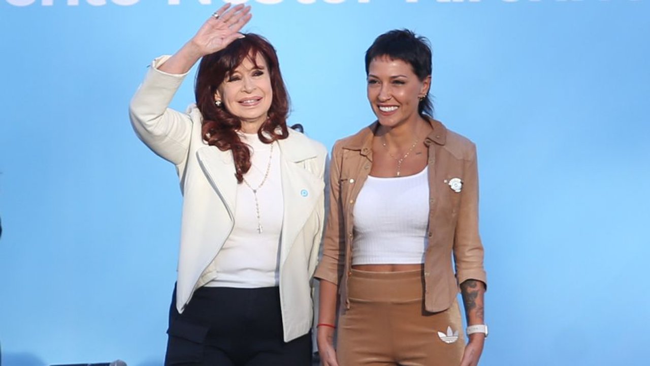 Cristina Fernández de Kirchner apoya a la militancia peronista en Quilmes