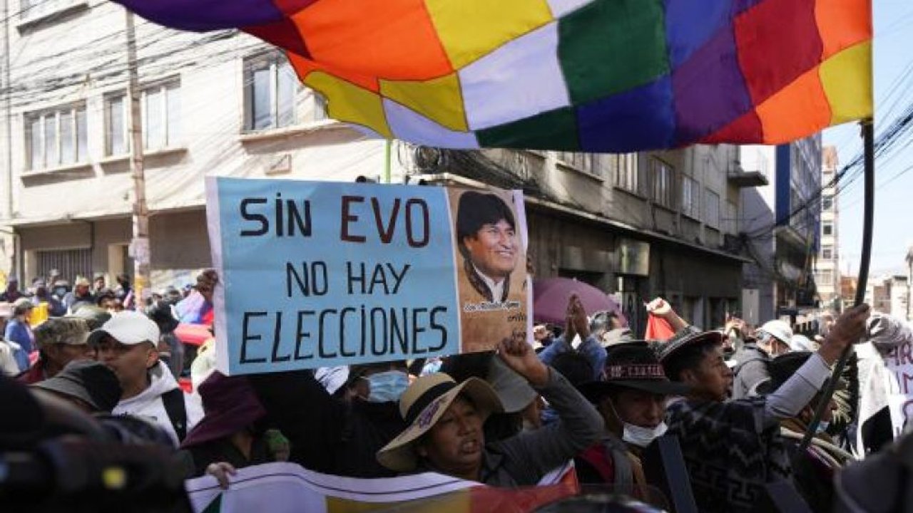 Seguidores de Evo Morales llaman a votar en blanco en las próximas elecciones