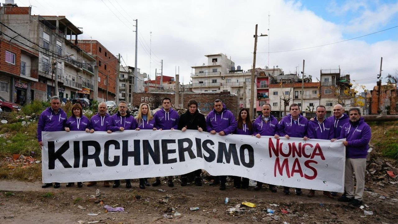 Milei lanza su campaña en Buenos Aires con un fuerte mensaje contra el kirchnerismo