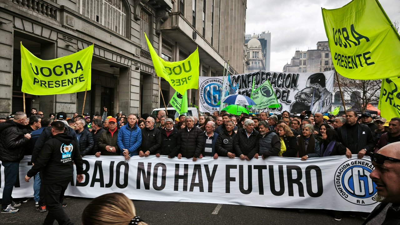 Marcha por San Cayetano: CGT, CTA y movimientos sociales unidos contra el ajuste de Milei