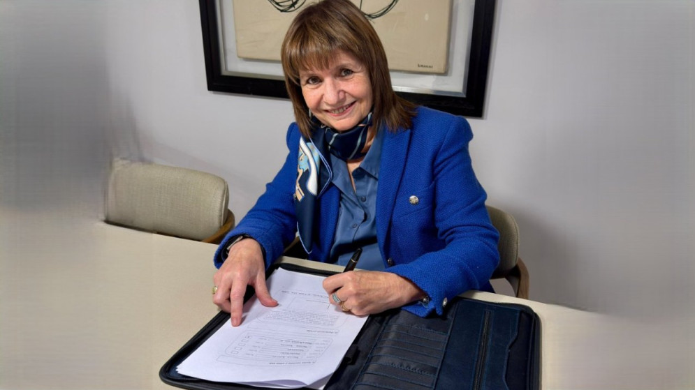 Patricia Bullrich oficializó su candidatura a senadora por La Libertad Avanza en Buenos Aires