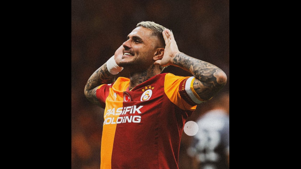 Mauro Icardi marcó un gol en su regreso al Galatasaray