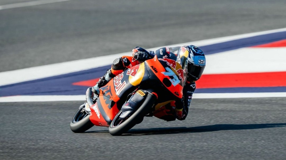 Valentín Perrone hizo historia con su primera pole position en Moto3