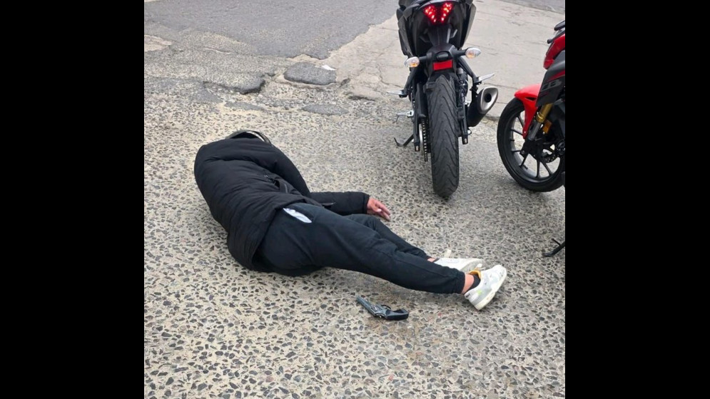 Policía de San Justo frustra robo de moto y abate a delincuente