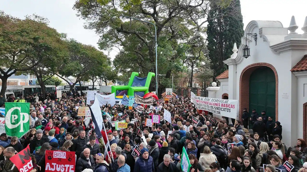 Movilización en defensa de la Ley de Emergencia en Discapacidad
