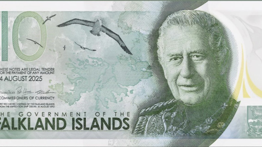 Provocación: Reino Unido pondrá en circulación billetes en Malvinas con la cara del Rey Carlos III