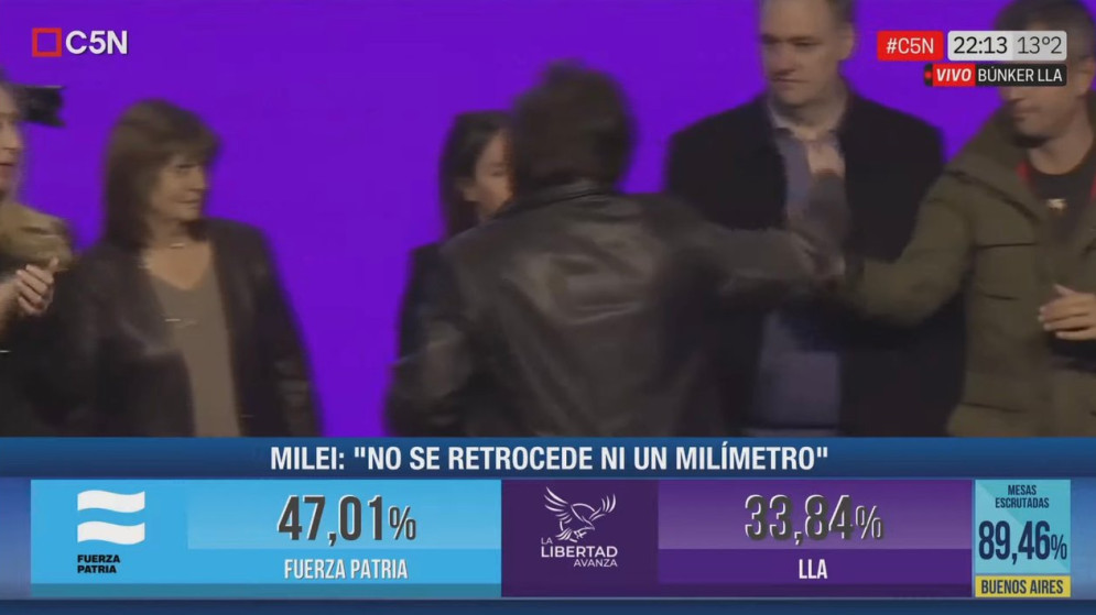Saludo frío de Milei a Martín Menem: ¿grieta interna en La Libertad Avanza tras la derrota bonaerense?