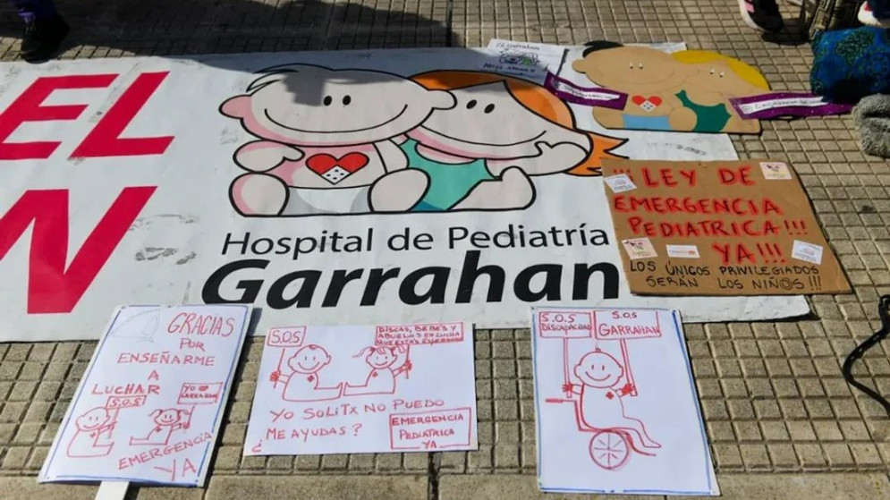 Crisis en el Garrahan: Trabajadores vuelven al paro tras el veto de Milei a la Ley de Emergencia Pediátrica