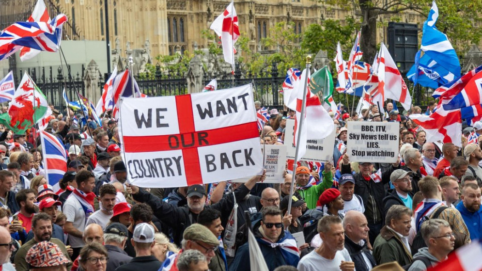 Gran manifestación en Londres contra la política migratoria