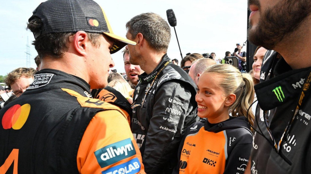 Lando Norris confirmó su relación con la modelo Magui Corceiro