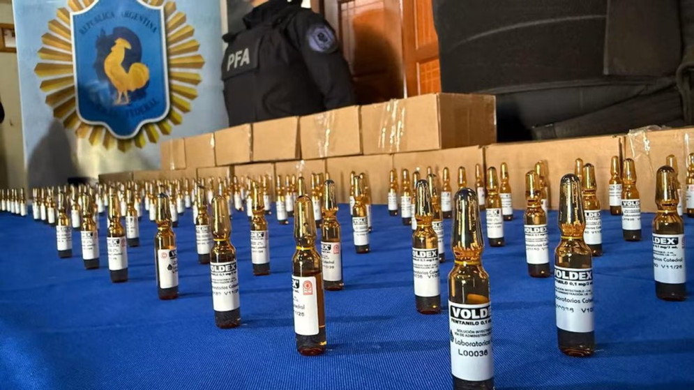 Incautan 200 ampollas de fentanilo en un operativo fronterizo con Paraguay