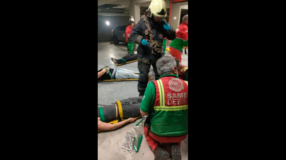 Se cayó un ascensor con nueve personas desde un séptimo piso en Palermo: no hubo muertos
