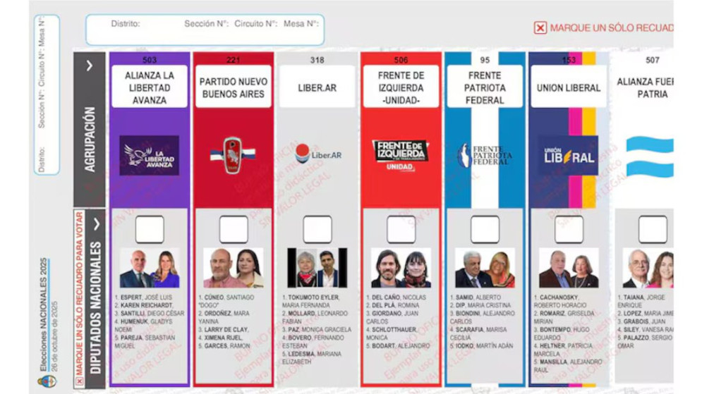 La Fiscalía descartó reimprimir las boletas en Buenos Aires