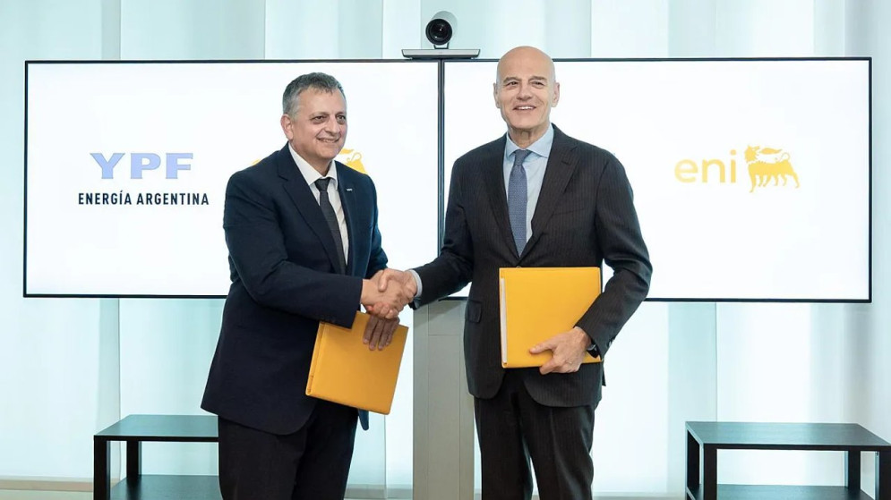 YPF cerró un acuerdo con la italiana Eni que generará 50 mil puestos de trabajo en los próximos cuatro años