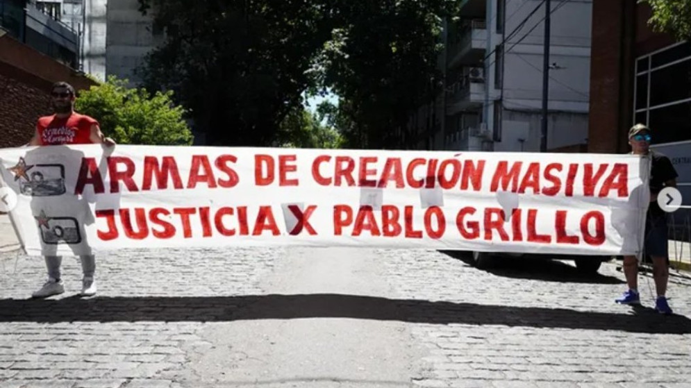 Familia y amigos de Pablo Grillo protestaron frente al centro de votación de Patricia Bullrich