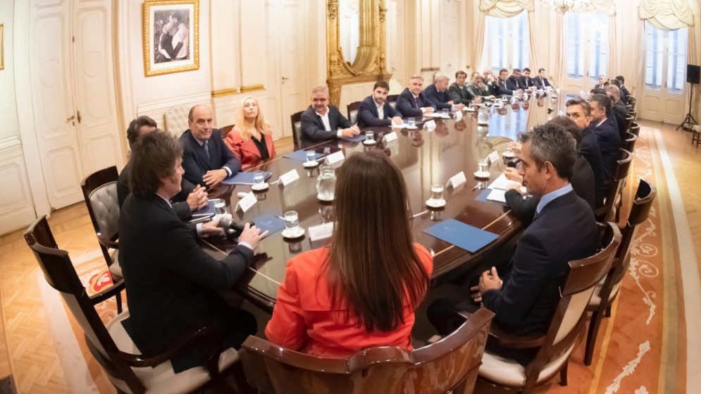 “Consenso absoluto”: tras la reunión con gobernadores, Milei se prepara para avanzar con la reforma laboral en el Congreso