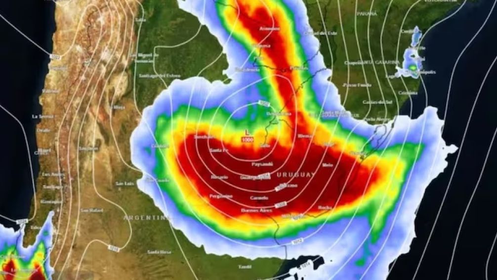 Ciclogénesis en el AMBA: alertan por lluvias intensas y ráfagas fuertes en La Plata