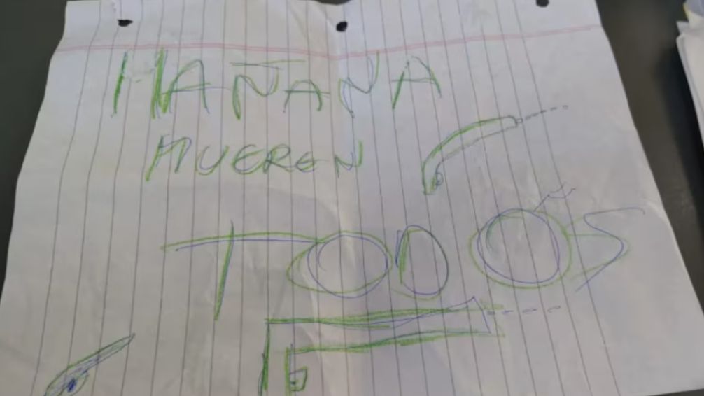 'Mañana mueren todos': brutal amenaza de tiroteo en una escuela de La Plata