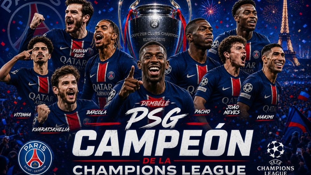 PSG volvió a reinar en Europa: venció a Arsenal y ganó otra Champions League