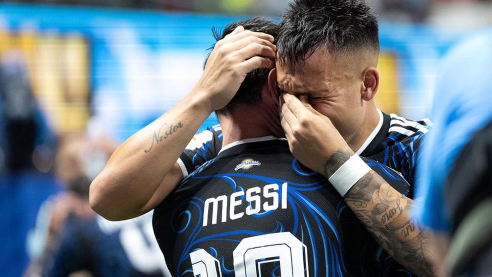 Lautaro Martínez tras el triunfo de Argentina frente a Inglaterra: 'Es muy fuerte todo esto'
