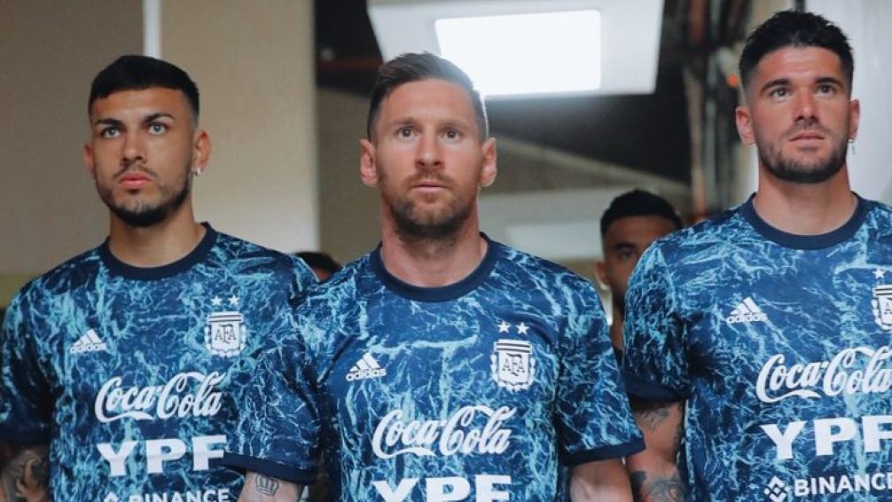 De Paul y Paredes cerca de Messi: gol, dedicatoria y acompañamiento permanente