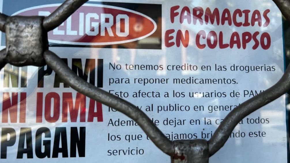 Farmacias en alerta: ni PAMI ni IOMA pagan y peligra el stock de medicamentos