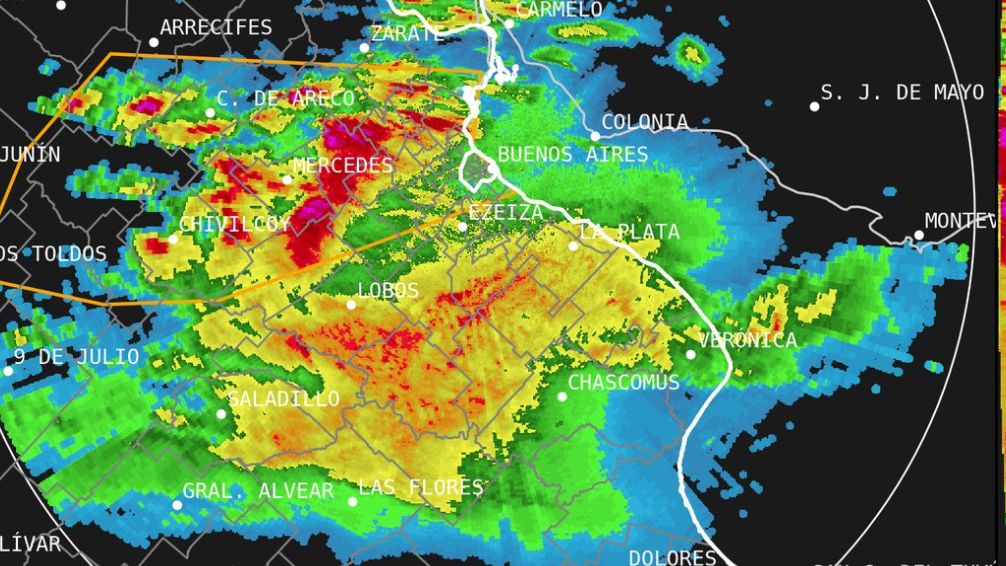 Alerta amarilla en el AMBA: tormentas, lluvias y ráfagas de hasta 50 km/h hasta el martes