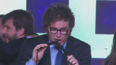 Milei, tras su triunfo: "Vamos a dar fin a toda la casta política chorra e inútil"