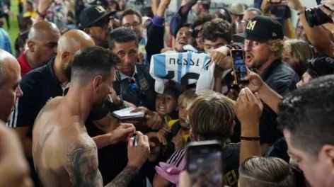 Las estrellas de EEUU y el mundo atraídas por el brillo de Messi 