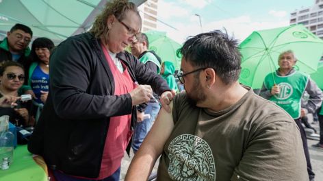 Río Negro: trabajadores de ATE protestaron instalando puestos de control sanitario 