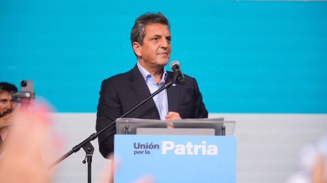 Habló Massa: "quiero poner punto final a la idea de la destrucción del otro"