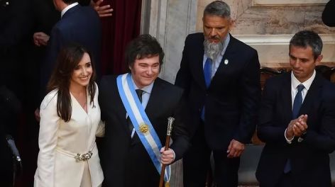 Las mejores fotos de la asunción de Javier Milei