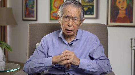  Alberto Fujimori reveló que le detectaron un tumor maligno en la lengua