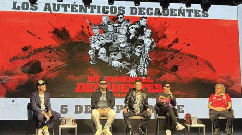 Los Auténticos Decadentes estrenan su primera película en cine
