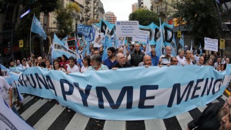 Pymes marcharán a Plaza de Mayo contra la crisis y para reclamar una Ley de Emergencia