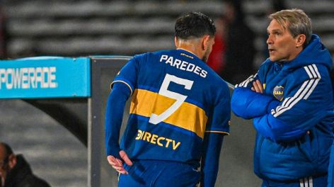 Duro golpe para Boca: Paredes sufrió un desgarro y podría perderse los dos partidos de semifinales